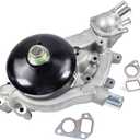 AW6009 Engine Water Pump w/Thermostat | Fit for Chevrolet Chevy Avalanche Colorado Express Trailblazer Tiltmaster, GMC Canyon Savana, Hummer H3, Cadillac Buick Saab 4.8L 5.3L 6.0L | OE 45002 252-901