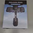 Car Phone Holder Mount, Rear View Mirror Phone Holder, Rotatable and Retractable Phone Holders for Your Car Compatible with iPhone Samsung All 4-7 Inch Cell Phones