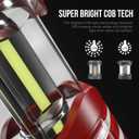 Lichamp LED Camping Lantern, 4 Pack Battery Powered Flashlight for Power Outages, Portable Collapsible Hanging Light Essential for Home, Outdoor, Emergency Lamp Survival Kit Gear for Hurricane, I4AF