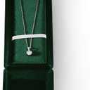 Bracelet Jewelry BoxVelvet Gift Boxes for WomenMen Valentine Necklace Long Display Cases (Green)