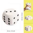 Anboor 3.9" Squishies Dice Kawaii Soft Slow Rising Scented Squishies Stress Relief Kids Toys Collection Decorative Props
