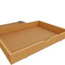 26'' Under Sink Organizers Storage Dovetail Drawer Rollout Drawer Wood Tray Kitchen Organizer Cabinet Slide Out Shelve Pull-Out Shelf Organization Assembled w/Sliders (26'' Width/one Drawer)