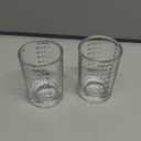 OGGI Measuring Shot Glass with Measuring Lines, 3oz / 90ml - Bartender Accessories, Jigger for Bartending, Shot Glass Measuring Cup with Ounces & Milliliters 2Pc
