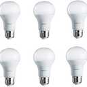 Philips LED Non-Dimmable A19 Frosted Light Bulb: 1500-Lumen, 5000-Kelvin, 14-Watt (100-Watt Equivalent), E26 Base, Daylight, 6-Pack