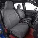 coverdream Custom Fit Seat Covers for 2016-2023 Toyota Tacoma Double Cab/Crew Cab SR,SR5,TRD Off Road,TRD Pro,TRD Sport,Limited,Fully Covered,UV Resistant Polyester Seat Protector (Full Set,Gray)