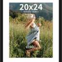 20x24 Picture Frame, Wooden Photo Frames with Tempered Glass, 1 Pack, 20x24 in