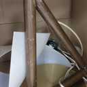 G-SAFAVA 63" Wood Floor Lamps for Living Room with Foot Switch Arc Tall Standing Lamp for Bedroom Mid Century Modern Corner Gold Floor Lamps for Office Nursery Industrial Reading Lamp, Walnut Brown