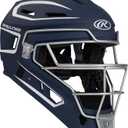 Rawlings | VELO 2.0 Catcher's Helmet | Baseball | Junior (6 1/2" - 7") | Navy/White