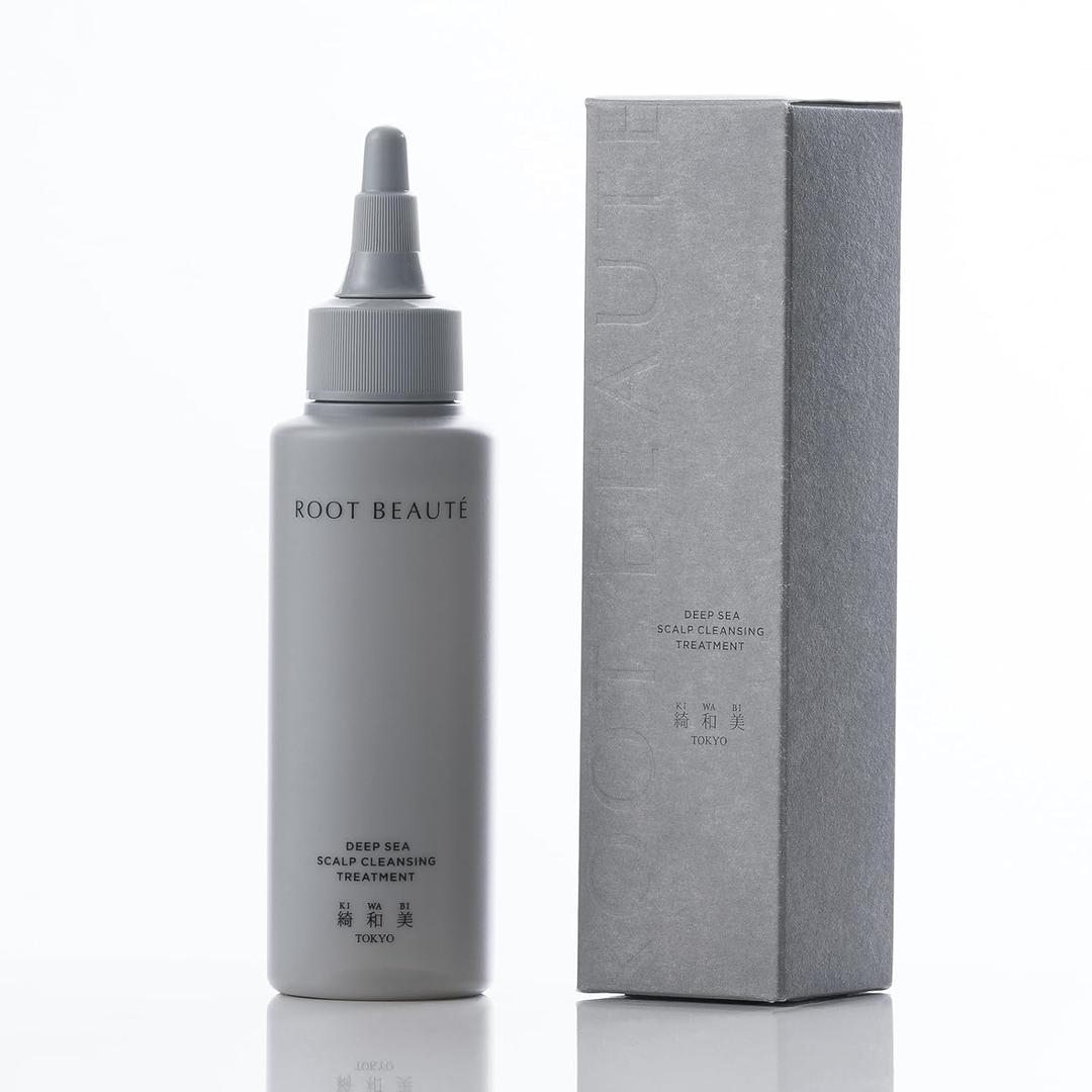 Kiwabi Root Beaut Deep Sea Scalp Treatment  Scalp Detox Treatment Gel With Mineral-Rich Deep Ocean Water, Sea Salt & 10 Marine Botanicals  Hair Build Up Remover for Sensitive Scalps (90ml)