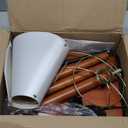 63" Floor Lamp for Living Room with Foot Switch Wood Standing Lamp Tall Lamp Mid Century Modern Arc Floor Lamps for Bedroom Office Industrial Reading