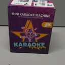 Karaoke Machine for Kids, Portable Mini Speaker with 2 Wireless Microphones, TOP Kids Gifts for Girls Ages 3, 4, 5, 6, 7, 8, 9, 10, 11, 12 +Years Old, 4-12th Christmas Birthday Toy Party (Purple)