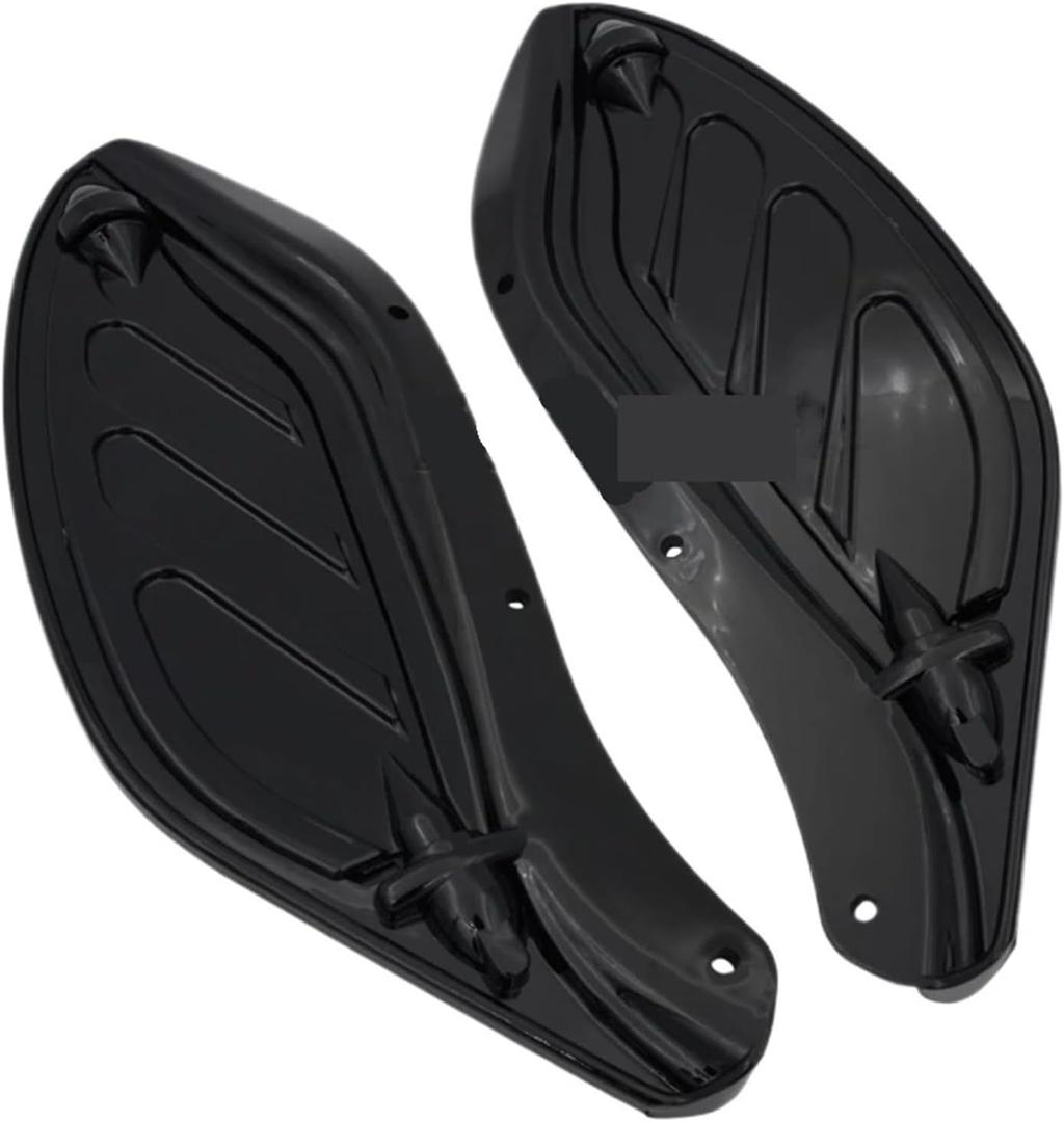 jiningxinxin Compatible with Touring CVO Electra Street Glide Ultra Classic FLHX 96-13 Motorcycle Air Deflector Side Wing Windshield Fairing(Black)