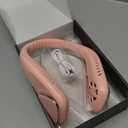 Bladeless Neck Fan - Portable Neck Fans with 3 Wind Speed,USB Rechargeable Personal Neck Fan, Hands-Free Design USB Fan - Ideal for Outdoor Activities and Travel