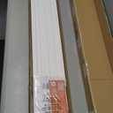 45.5in H x 36.5in W (2 Panels) No Dig Enclo Wilmington White Vinyl Privacy Screen, Outdoor Privacy Panels, Trash Can Enclosure, Air Conditioner Fence, Pool Equipment Enclosure, ZP19008