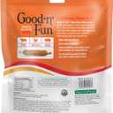 Good n Fun Triple Flavor Ribs Chews for All Dogs, 12 Ounces, Treat Your Dog to Long-Lasting Chews Made with Beef Hide, Chicken and Pork Hide