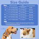 IDOMIK Dog Recovery Collar, Waterproof Soft Dog Cone After Surgery, Comfy Protective Elizabethan Collar Alternative for Dogs Cats, Adjustable Pet Neck Donut Cone Anti-Licking Biting Wounds, Navy, 2XL