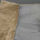 Soft Runner Rugs for Bedroom Hallways, 2x5 Beige Fluffy Shag Throw Area Rug Non Slip for Bedside Dorm, Long Shaggy Furry Carpet for Nursery Living Room