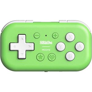 Nargos 8BitDo Micro Bluetooth Key Chain Sized Mini Controller for Nitendo Switch, Windows, Android and macOS (Micro- Green)