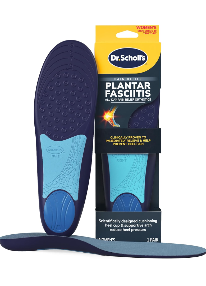 Dr. Scholl’s Plantar Fasciitis Pain Relief Orthotic Insoles, Immediately Relieves Pain: Heel, Spurs, Arch Support, Distributes Foot Pressure, 1 Pair