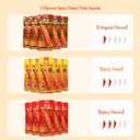 15PCS Spicy Dried Tofu Snacks,Multi-Flavor Dried Tofu,Vegetarian Dried Bean Curd Hot,Instant Snacks,Individual Packaging,Office Essential(3 Flavors,300g)