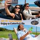 Compatible with iPhone 17 Case, with 360 Magnetic Stand [Compatible with MagSafe] [Military Drop Protection] Shockproof Translucent Matte Case for 17 6.3 Inch, Black