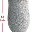 Grave Vase for Cemetery Memorial Grave Decoration Marble Color with Ground Spikes Comes with Flower Foam