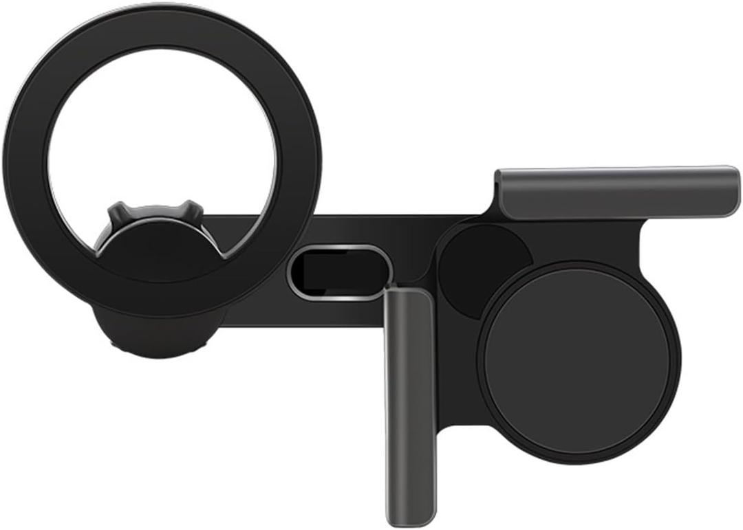 Car Phone Holder Mount Adjustable Magnetic Phone Holder Car Screen Side Phone Support FrameCompatible for Tesla Model 3/Y/S/X(Color:Ring Magnetic)