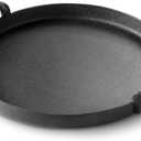 Weber Gourmet BBQ Griddle  NonStick PorcelainEnameled CastIron Griddle for Charcoal, Gas & Pellet Grills, Perfect for Breakfast & HighHeat Grilling (Schwarz)