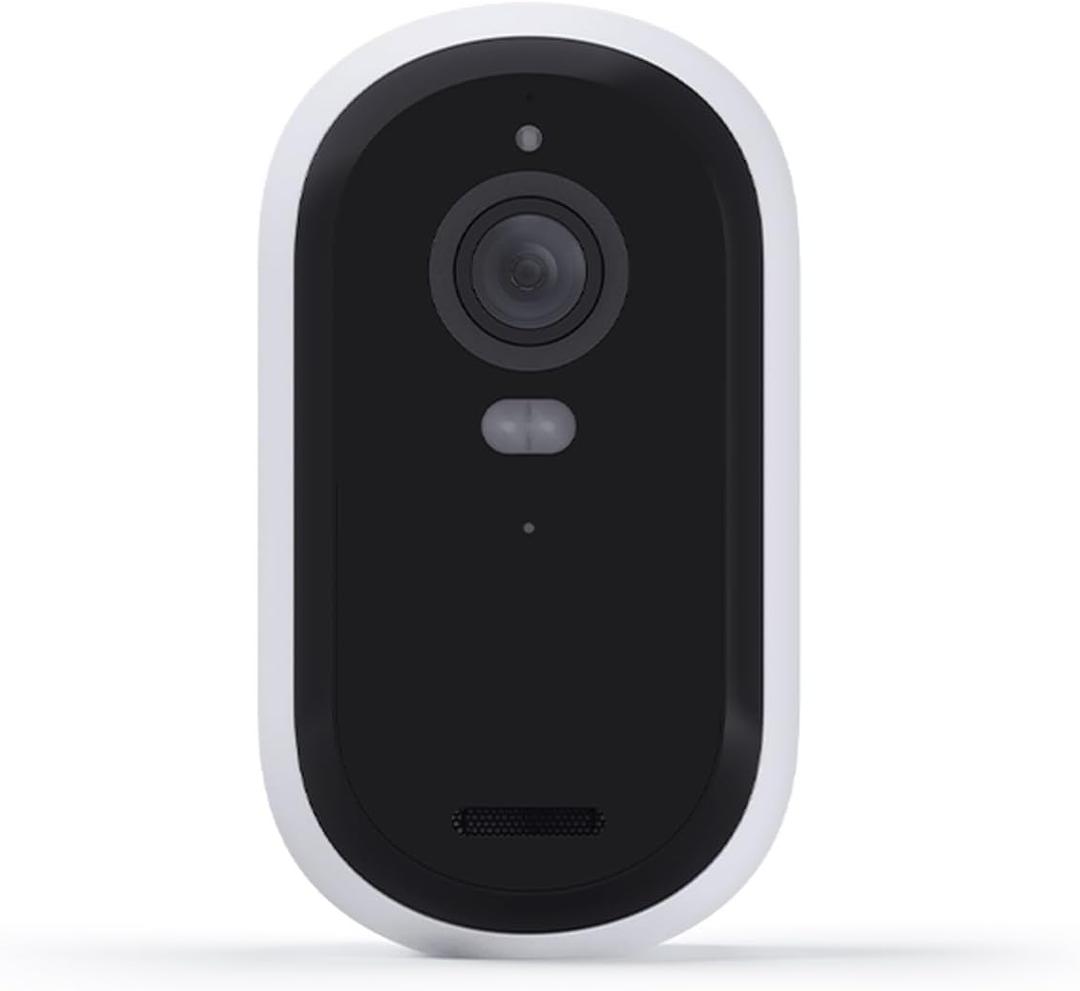 Arlo Essential Wireless Hd Security Camera, 2nd Generation, Outdoor & Indoor Wireless Camera with Color Night Vision - White, 1-Pack, VMC2050