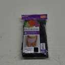 Fruit of the Loom Women's Black Cotton Brief (6, 6 Pack - Black)