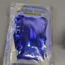 4 Pack 29x108 Inch Metallic Foil Fringe Tinsel Table Skirts for Rectangle Tables Streamer Curtains Backdrop for Wedding, Birthday, Parade Floats, Christmas, Halloween Party Decoration(Blue)