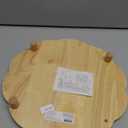 Scalloped Footed Board 13in x 1.75 in Rubber Wood