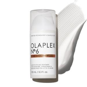 Olaplex N. 6 Bond Smoother: Leave-In Styling Treatment | Smooths, Conditions, & Strengthens | Frizz Control for Up to 72 Hours | For Coily, Curly, Straight, and Wavy, 100 mL / 3.3 Fl Oz
