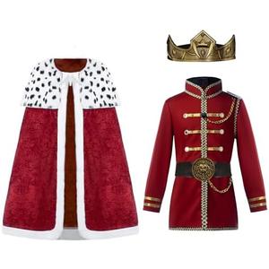 Spooktacular Creations Prince Costume for Boys, Regal Prince Outfit, King Costume for Kids Halloween Dress up Themed Parties, Size Small
