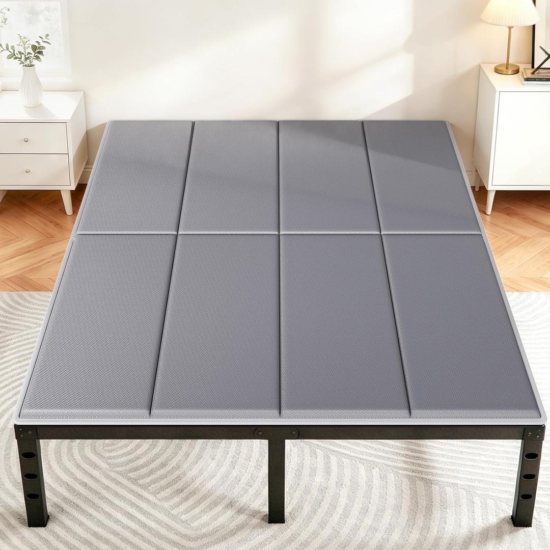 LAVEVE Heavy Duty 10mm Bunkie Board Queen Size 60'' x 80'', Breathable Bed Support Board to Prevent Sagging Mattress, with Anti-Slip Dots, Fits Metal Bed Frames, Slatted Frames, and Sofa Beds