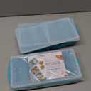 Silicone Freezer Tray With Lid-Soup Freezer Container molds-2-cup Extra Large Ice Cube Tray-makes 4 perfect 500ml portions cubes, For freezing soup,stews,sauces.Oven&Dishwasher-Safe(2-Pack)