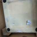 19" MgO Garden Pedestal Stand with Bow Design, Weatherproof Statue Riser