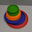 Replacement Lids for Pyrex Glass Food Storage Containers Round Plastic (2) 7202-PC 1 Cup Green (2) 7200-PC 2 Cup Orange (2) 7201-PC 4 Cup Blue (1) 7402-PC 6/7 Cup Red (Bundle 3)