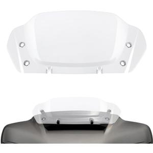 8" Wave Windshield, Windscreen Wind Splitter Compatible for Harley Davidson Street Glide FLHX 2024-2025, CVO Street Glide FLHXSE 2023-25, FLHXU 2025, Clear