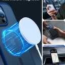 TORRAS Magnetic Designed for iPhone 13 Pro Max Case, [Military Grade Drop Tested] [Compatible with MagSafe] Shockproof Translucent Hard Back Soft Slim, Navy Blue