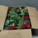 Sggvecsy 50 Pcs Artificial Roses Red Flowers Fake Velvet Silk Roses with Stems Bulk Realistic Faux Flowers for Bridal Bouquets Wedding Centerpieces Valentines Day DIY Home Decor (Burgundy)