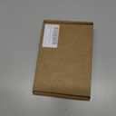 Fancial men's wallet | Minimalist double fold card holder | High quality leather, black