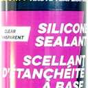 Rutland 500F RTV High Heat Silicone Sealant Clear, USA-Made High Temperature Gasket Maker Adhesive - UV Stable, Oil Resistant & Non-Corrosive