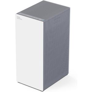 COWAY Air Purifiers for Large Room Whole Home Up to 4,253ft, 2 Sets of XL Washable Pre-Filters and HEPA Filters for Dual Purification, AQI, Turbo Mode, Timer, Wheels, ProX(W)
