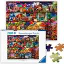 Ravensburger - World of Books - 2000 Piece Jigsaw Puzzle - Exciting Vision of The World's Exciting Destinations - Beautiful Imagery - Frameable - Premium Quality - Ideal Gift - Puzzles for Adults