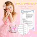 Personalized Toddler Purse for Girls 210, Cute Little Girl Purse & Kids Wallet, Small Initial Shoulder Crossbody Bag, Birthday & Christmas Gift for Daughter(Rainbow,E)