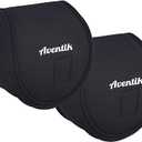 Aventik Neoprene Fly Fishing Reel Case Pouch Cover Fitting 5/6 7/8wt Fly Reel Storage (Black, 2-PACK 5/6)