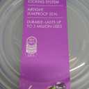 LocknLock Easy Essentials Food Storage lids/Airtight containers/Stackable, BPA Free, 6 Piece, Clear