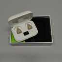 Invisible Hearing Aids for Seniors with Crystal Sound, Digital In-the-Ear Discreet & Comfortable Fit Hearing Aids with Intelligent Noise Reduction, One Button Control, Lasts Up to 100 Hours (Beige)