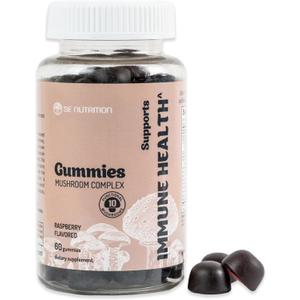 10Mushroom Blend Gummies (Fruiting Bodies) Clean, Natural, Vegan, NonGMO Gummy Daily Immune, Focus, Energy & Brain Support Daily Adaptogen Chewables 60 Gummies Made in USA
